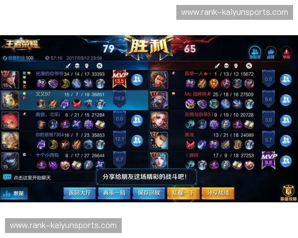 王者荣耀比分：把握每一次逆转的关键瞬间